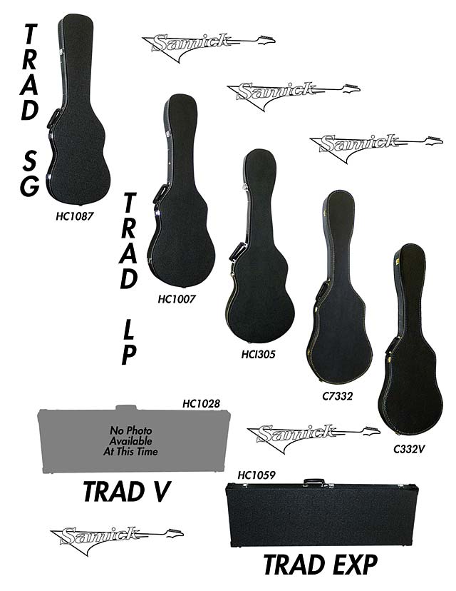 Samick Trad Sg Trad Lp Trad V Trad Exp Cases 3696